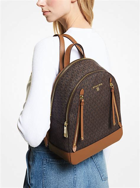 michael kors men's brooklyn flap backpack|Brooklyn medium logo backpack.